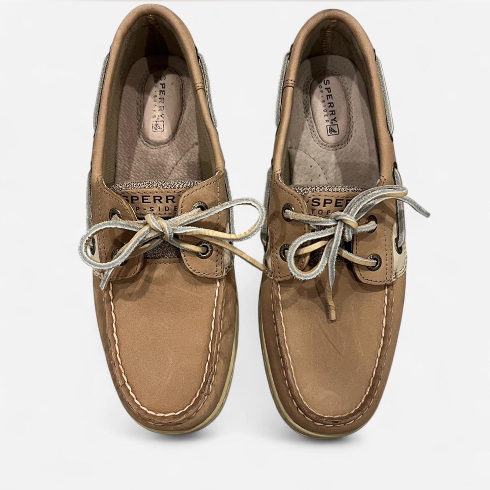 Sperry Brown Leather Boat Shoes